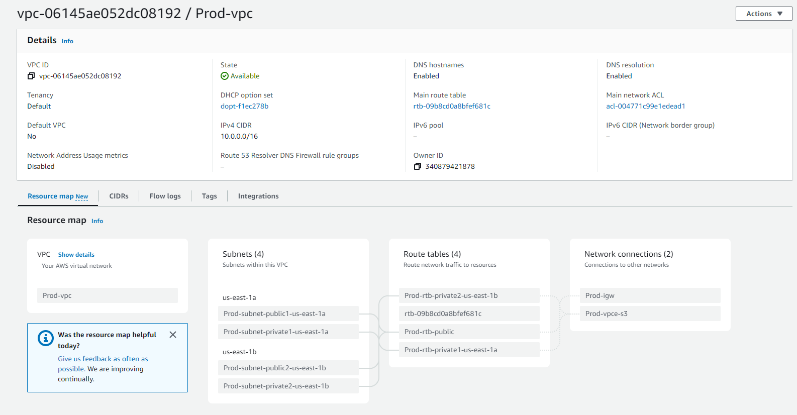 Create VPC